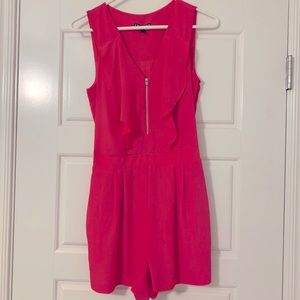 Express Coral Romper w pockets